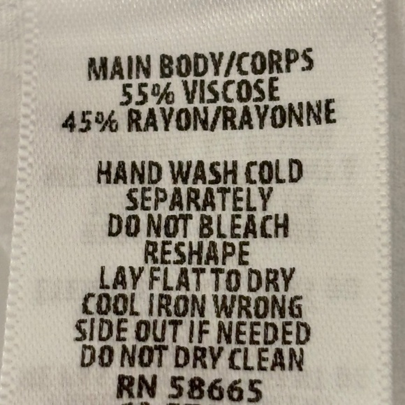 Nordstrom BP Short Sleeve Blouse XS White - Picture 6 of 6